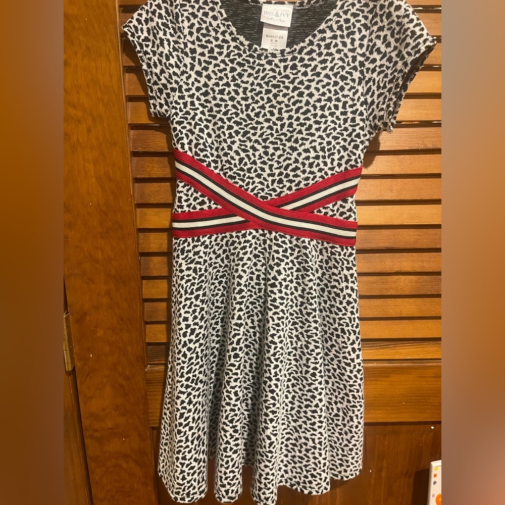 Gorgeous leopard girls dress